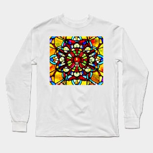 ART Stained Glass Window Long Sleeve T-Shirt